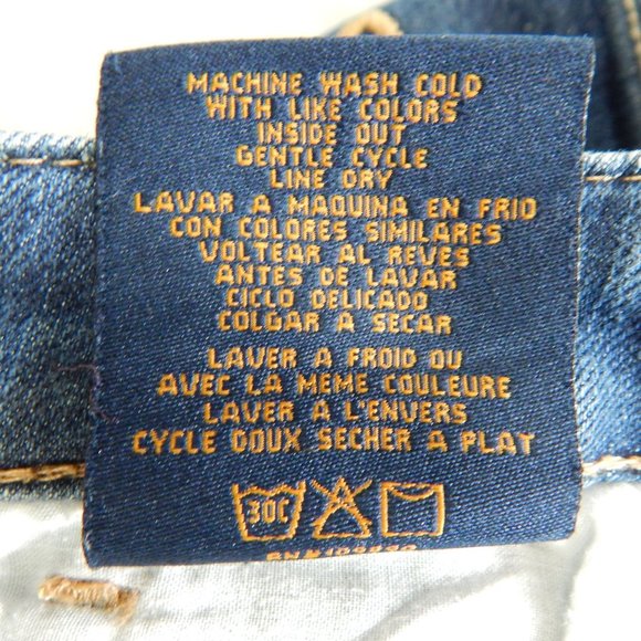 Seven7 Jeans Denim Shorts Size 10 Womens Mid Rise - Picture 9 of 10